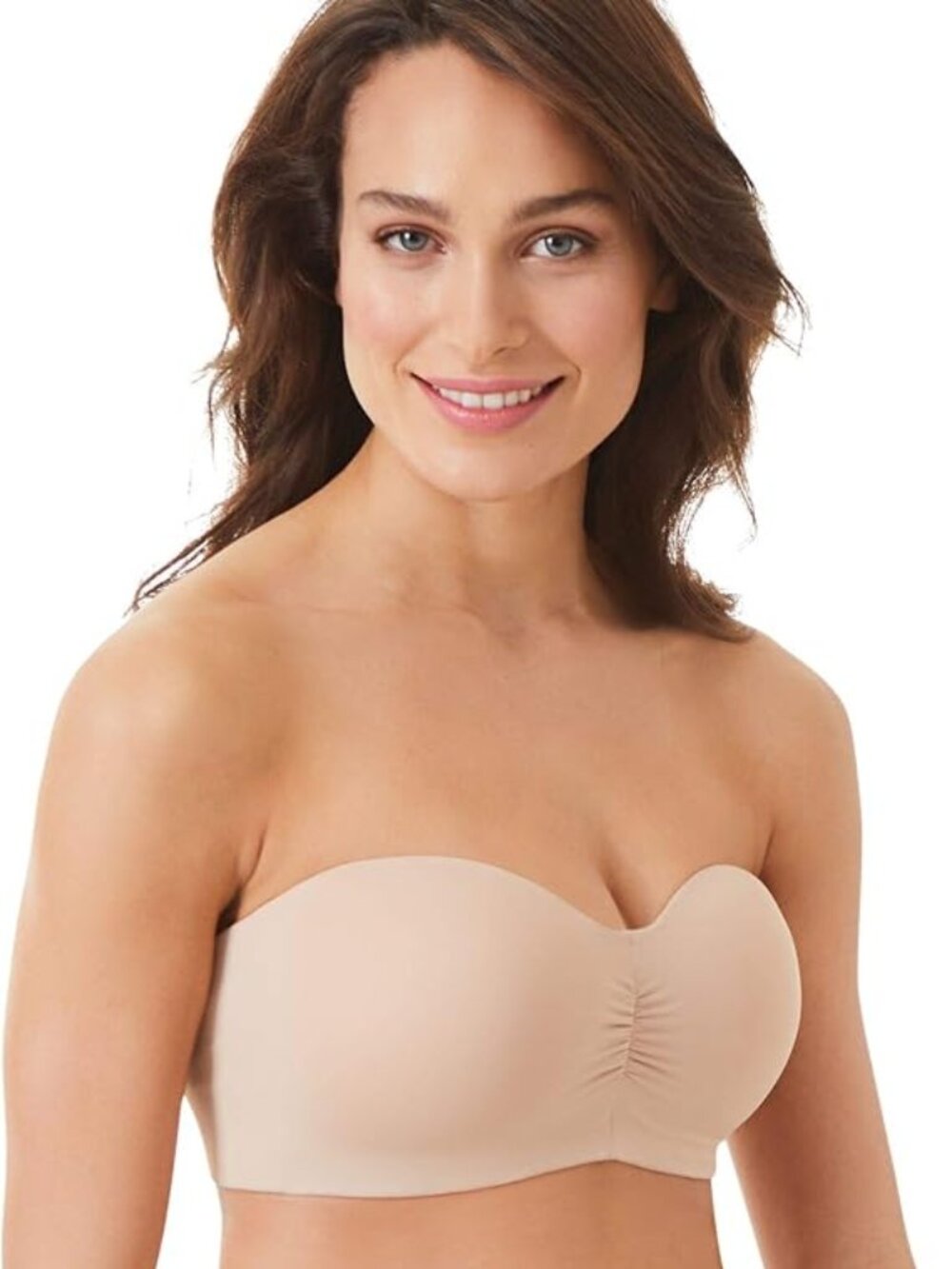 Bali Comfort Revolution Wire-Free Strapless Bra Nude 2XL